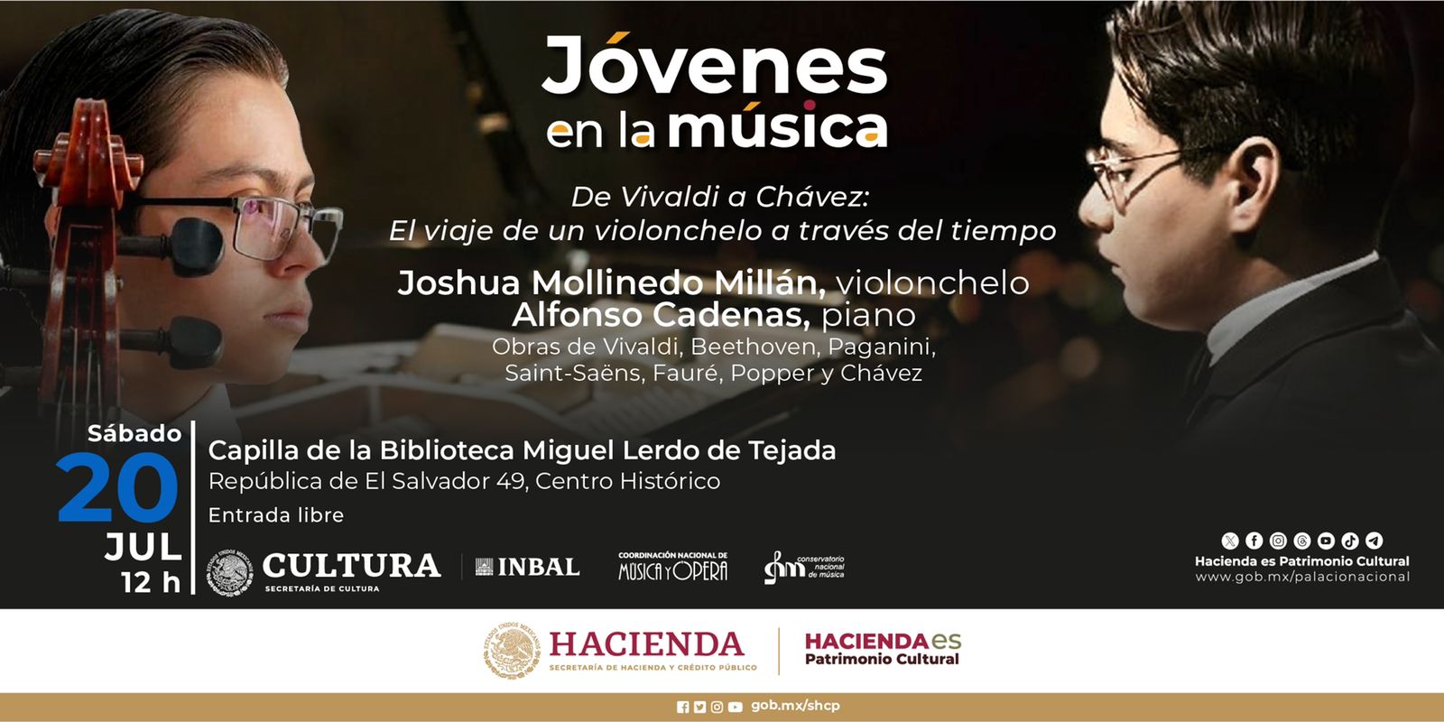 Ciclo J Venes En La M Sica De Vivaldi A Ch Vez El Viaje De Un