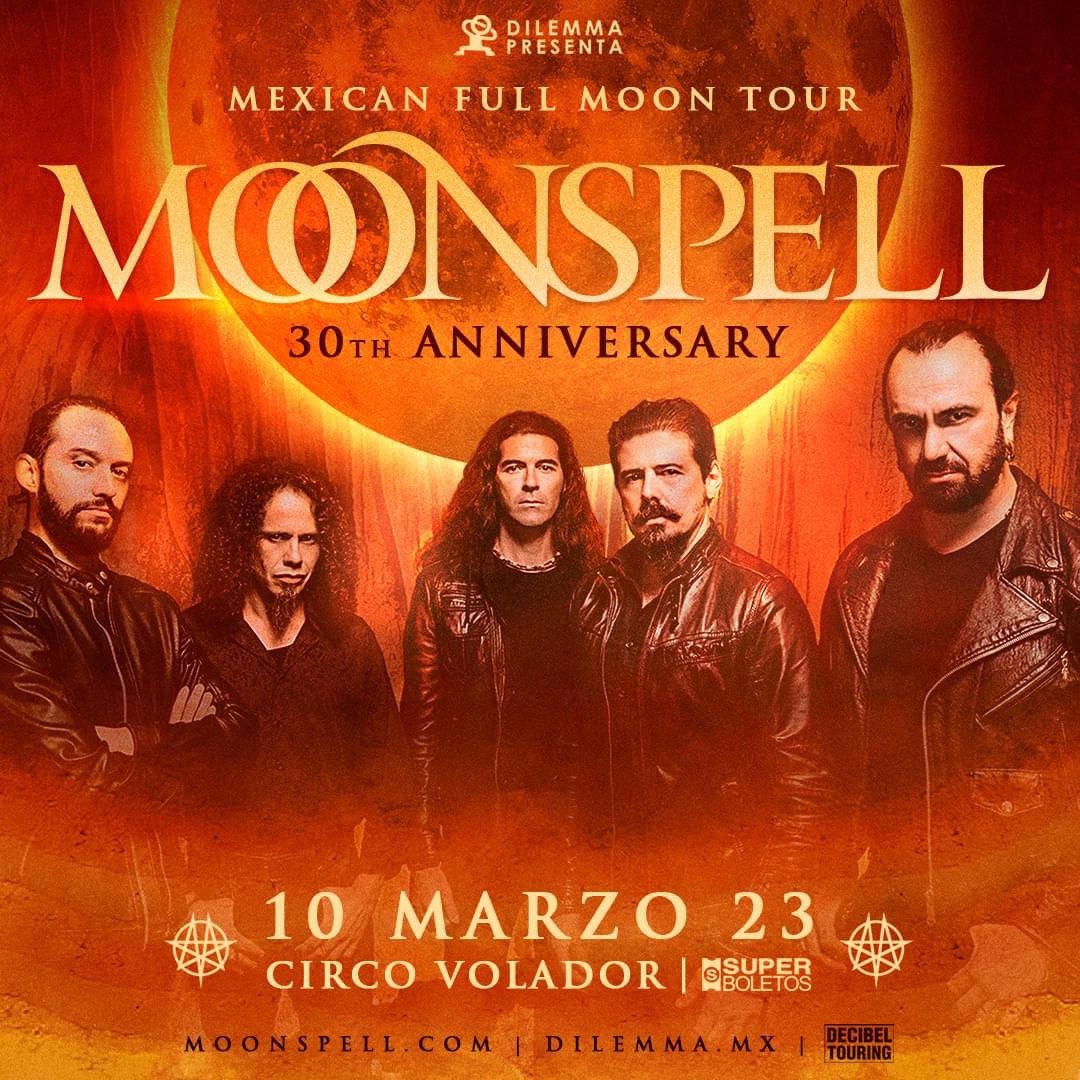 Moonspell • Cartelera Cultural De La Ciudad De México • Cdmx Cartelera Cultural 3927