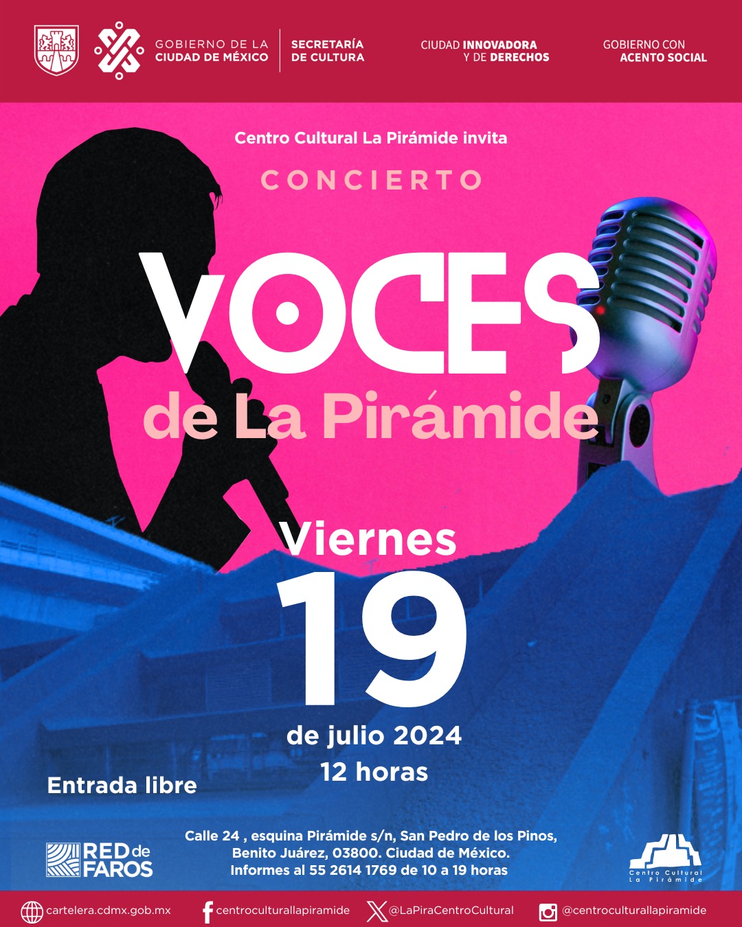 Voces De La Pirámide Concierto • Cartelera Cultural De La Ciudad De México • Cdmx Cartelera 6405