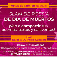 Slam de poesía Día de Muertos