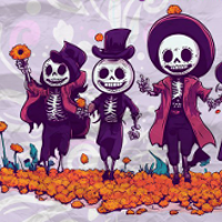 Celebrando el Día de Muertos en el Mercado de Santa Isabel Tola