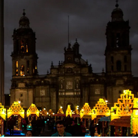 MEGA OFRENDA MONUMENTAL DE DÍA DE MUERTOS