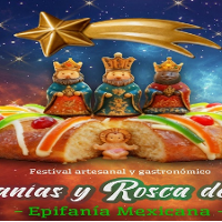 Feria Artesanal y Gastronómico. Artesanías y Rosca de Reyes - Epifanía Mexicana