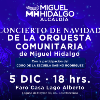 Concierto de Navidad de la Orquesta Comunitaria de Miguel Hidalgo